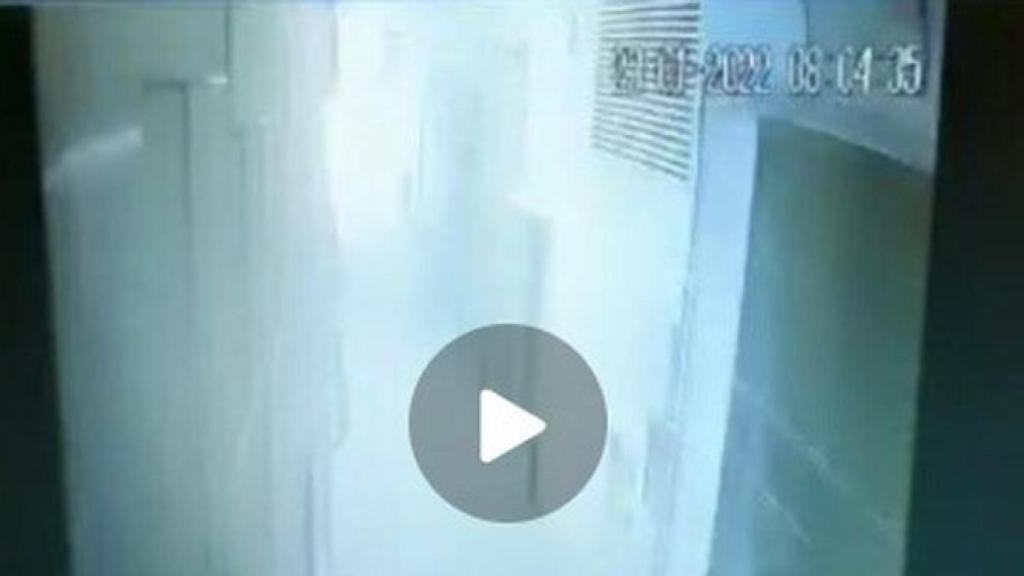 Imagen del vídeo que investiga la Policía.