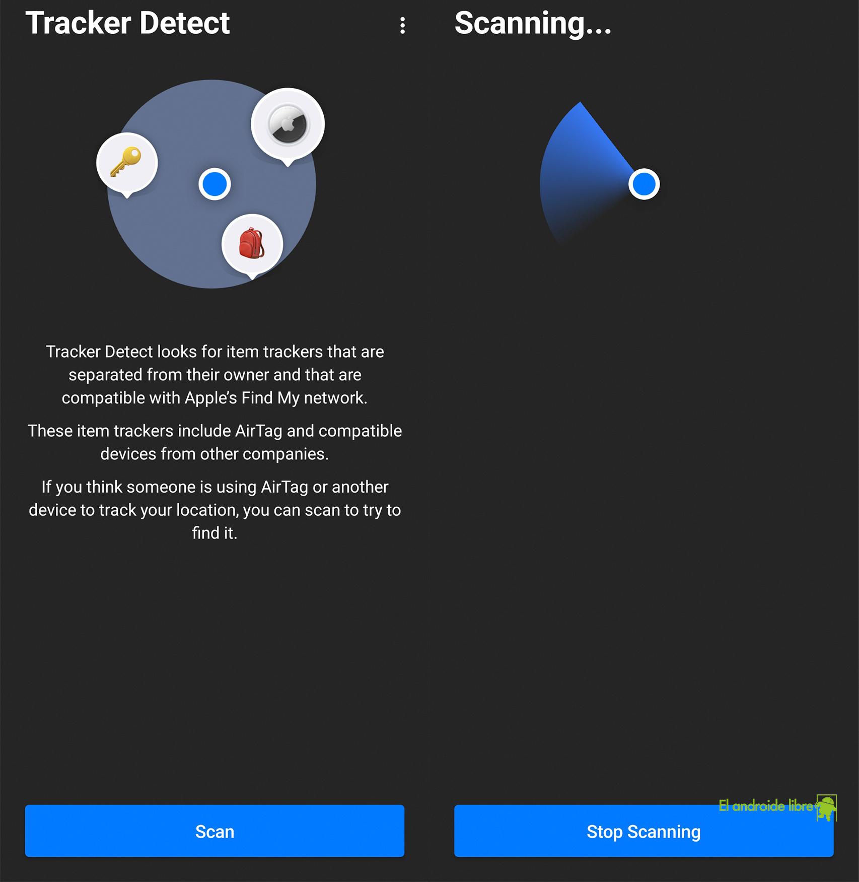 Tracker Detect