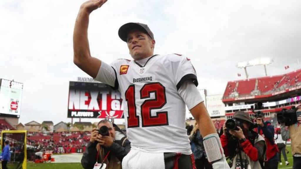 Tom Brady, en un partido de los Tampa Bay Buccaneers en la temporada 2021/2022