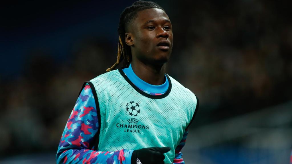 Eduardo Camavinga, con el Real Madrid