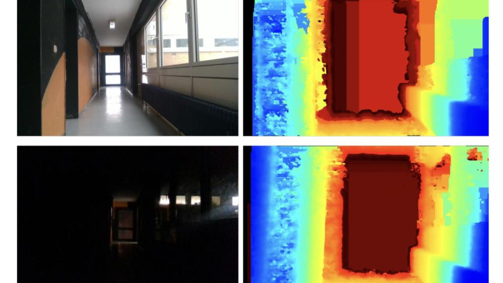 Diferencia del sensor con claridad y sin ella
