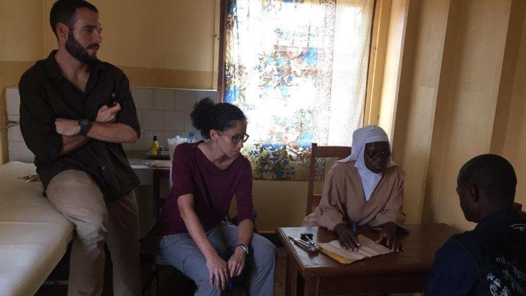 Azorín durante una de sus formaciones en África