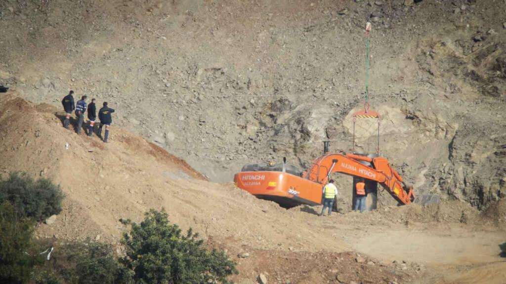 Una imagen del rescate de Julen