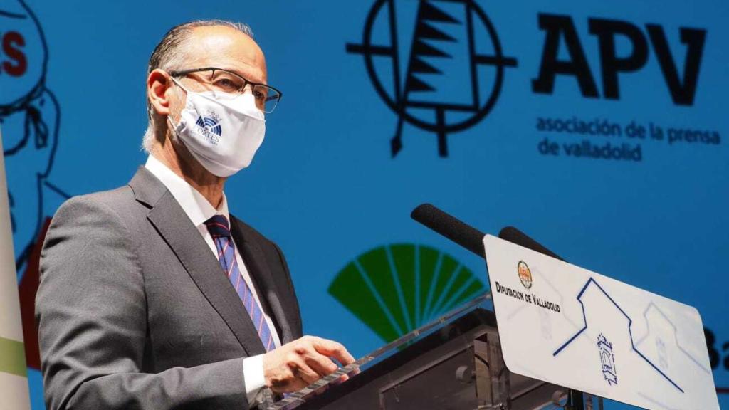 Luis Fuentes en los premios de Periodismo Miguel Delibes