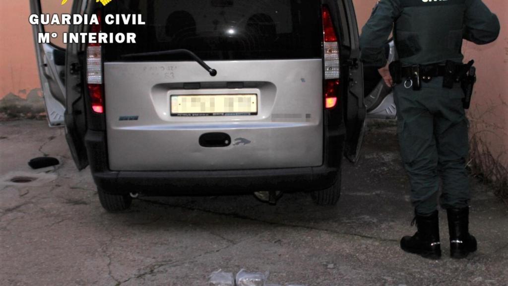 Imagen de la droga requisida facilitada por la Guardia Civil
