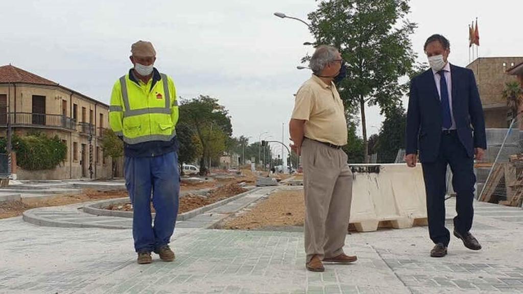 El alcalde visita obras de accesibilidad en la ciudad