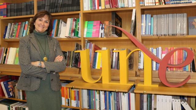 María Isabel Cabrera, presidenta de la UNE. Foto: Rosa Bustos