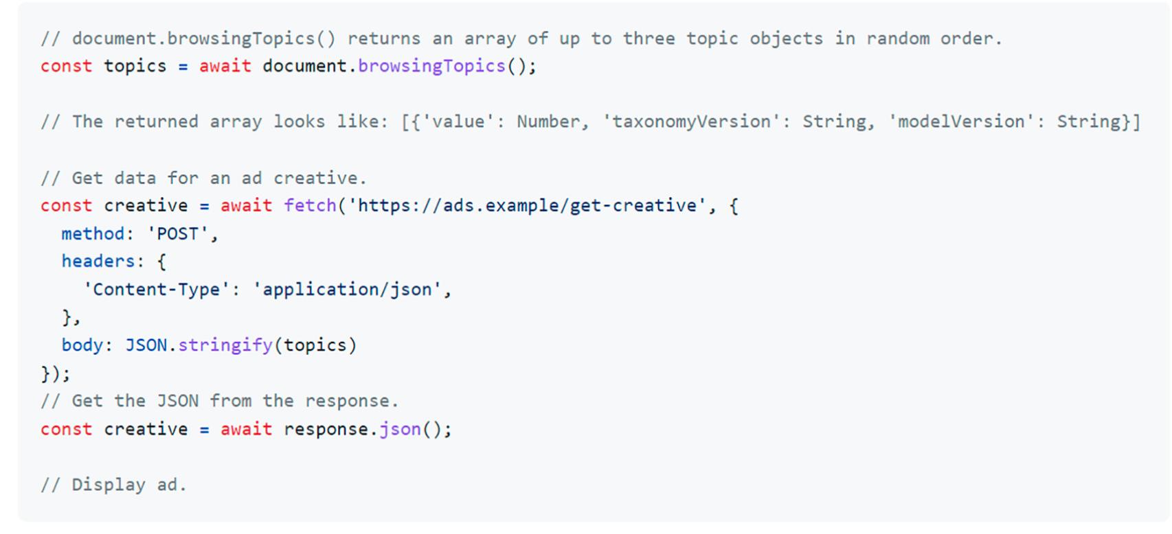 Ejemplo de Topic API