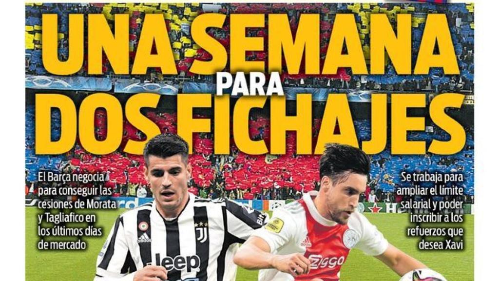 Portada Sport (25/01/22)