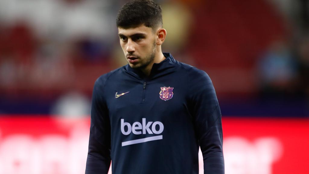 Yusuf Demir, con el FC Barcelona