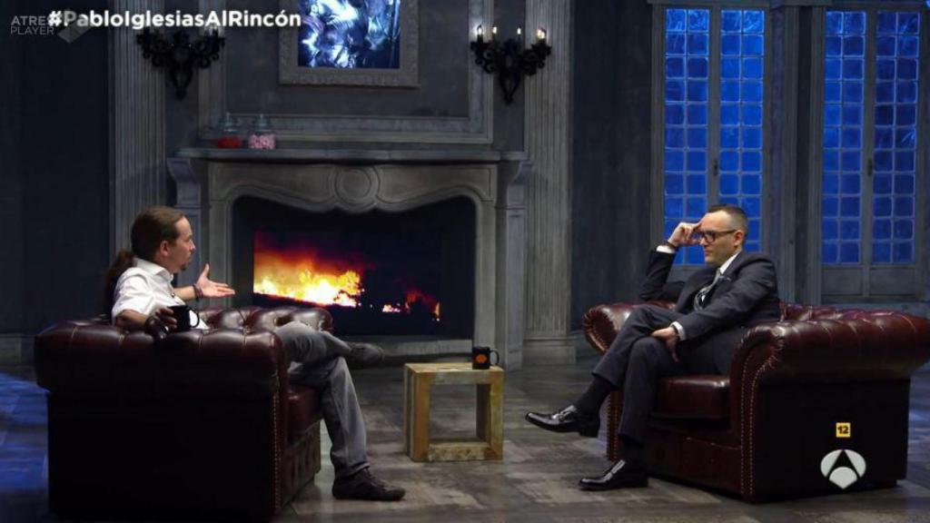 Pablo Iglesias, entrevistado por Risto Mejide en 2015 en Antena 3.