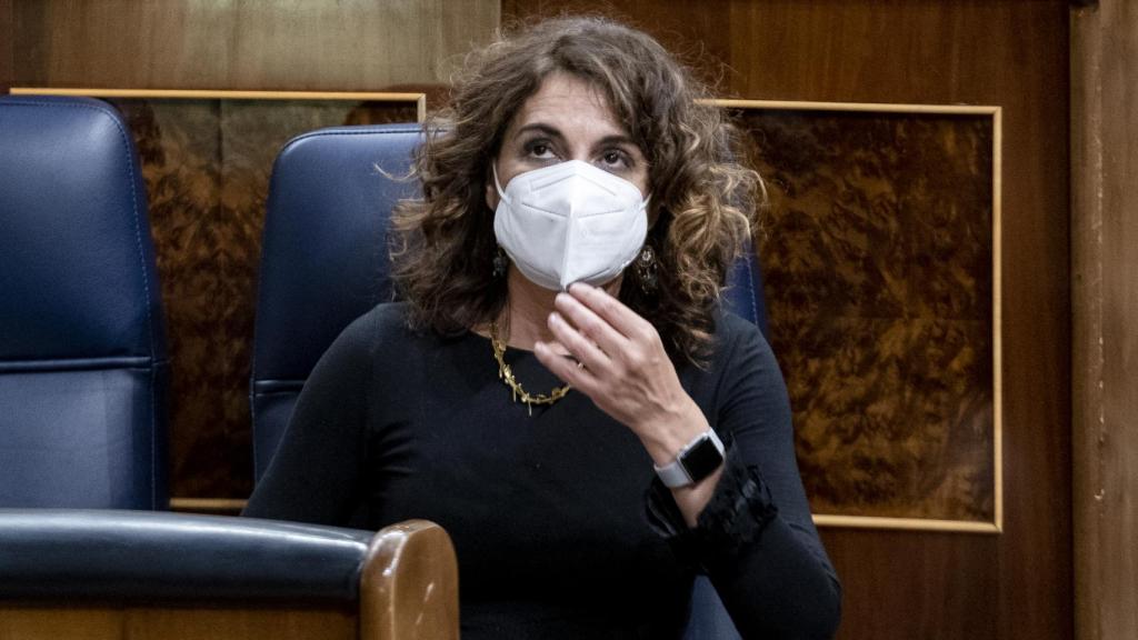 María Jesús Montero, ministra de Hacienda y Función Pública en el Congreso de los Diputados.