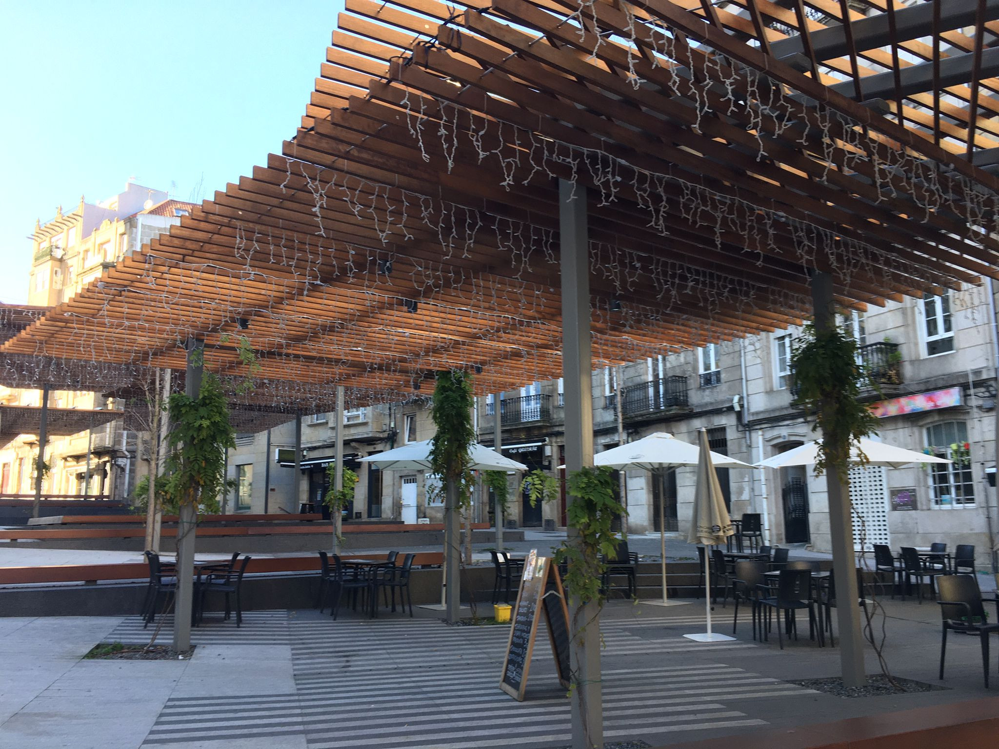 Luces de Navidad en Ronda don Bosco.