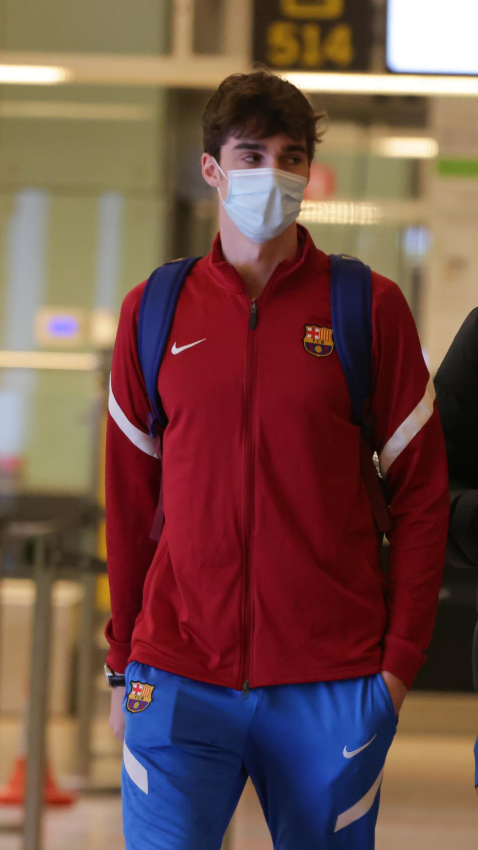 Pablo Urdangarin a su llegada a Málaga este miércoles.