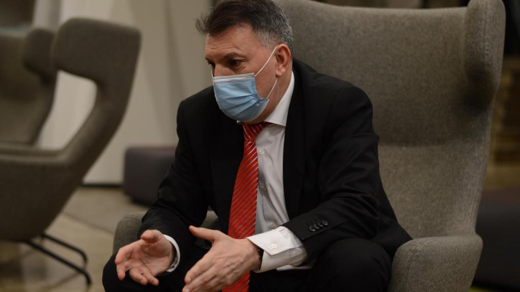 Joaquim Bosch, durante la entrevista.