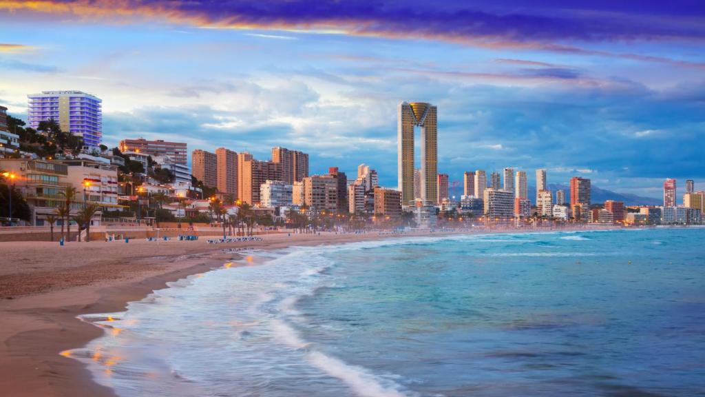 Vistas ciudad de Benidorm.