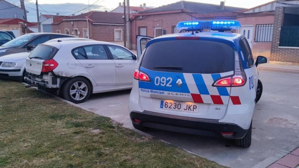 Imagen del vehículo recuperado. Fotografía: Policía de Valladolid
