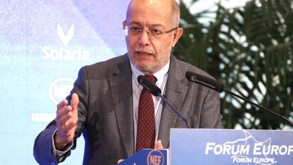 El candidato de Ciudadanos a la Presidencia de la Junta de Castilla y León, Francisco Igea