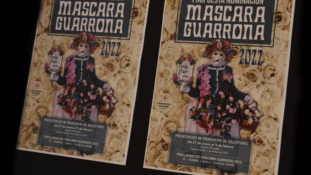 Cartel de la Máscara Guarrona. Foto: Ayuntamiento de Daimiel