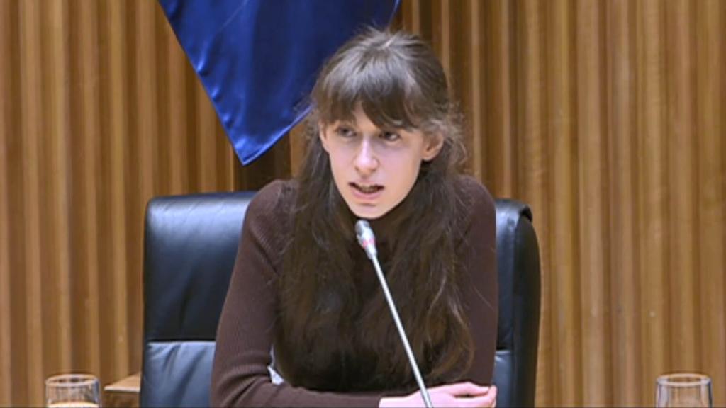Clara Ortega en el Congreso de los Diputados. Foto: Ayuntamiento de Cabanillas