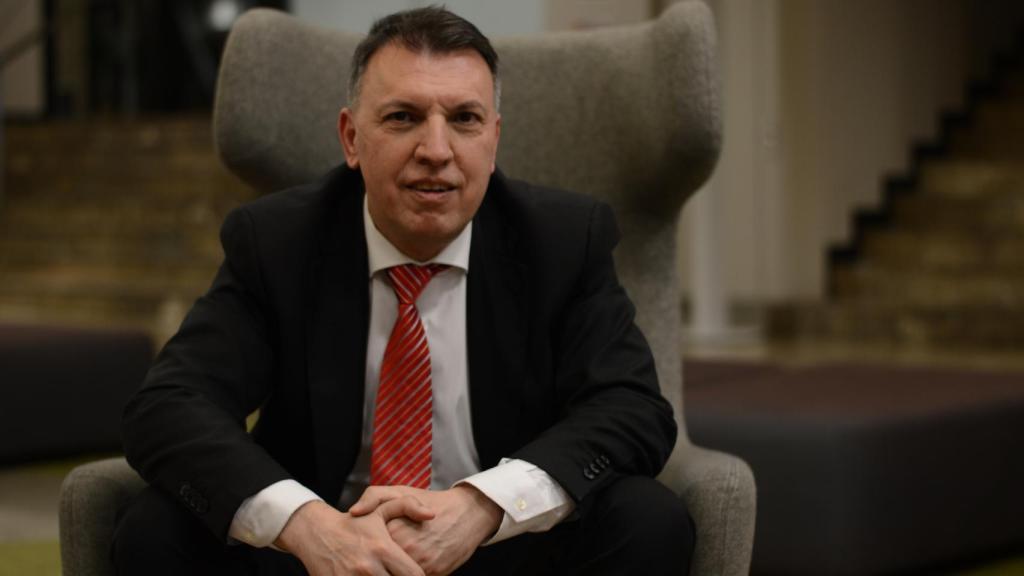 El juez Joaquim Bosch, tras la entrevista con EL ESPAÑOL.