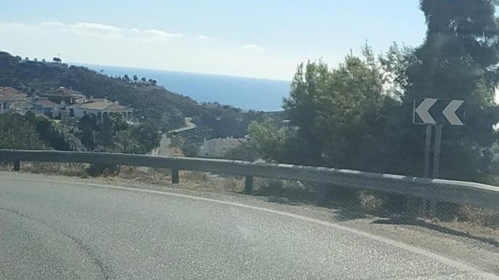 Carretera donde ocurrió el suceso.