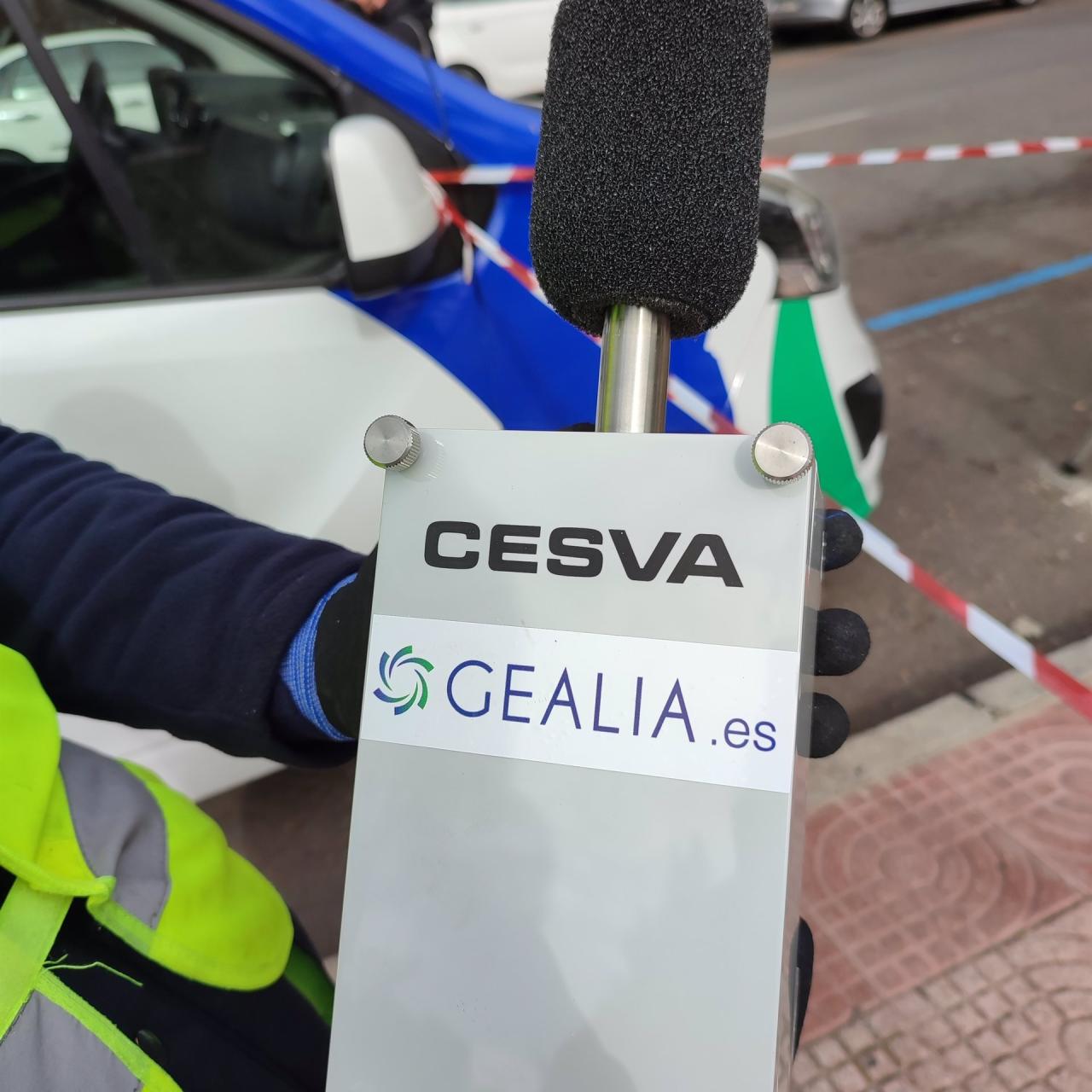 Sensor de ruido en Ciudad Real. Foto: Ayuntamiento