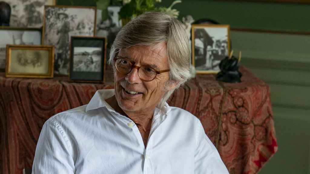 Bille August durante el rodaje del filme