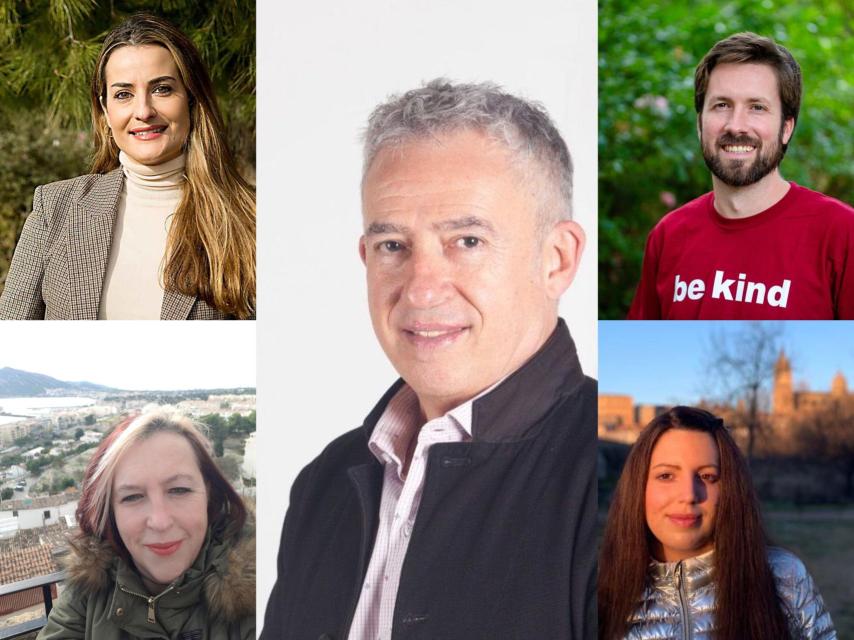 Los cinco cabeza de lista de España Vaciada