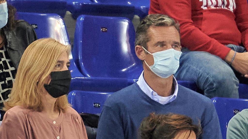 La infanta Cristina e Iñaki Urdangarin la última vez que aparecieron juntos, el pasado octubre.