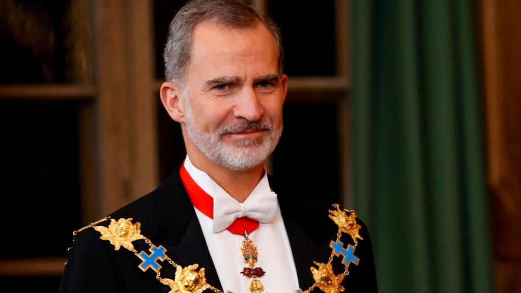 Felipe VI en la cena de gala que ofrecieron los reyes de Suecia el pasado mes de noviembre en honor a su vista de Estado.