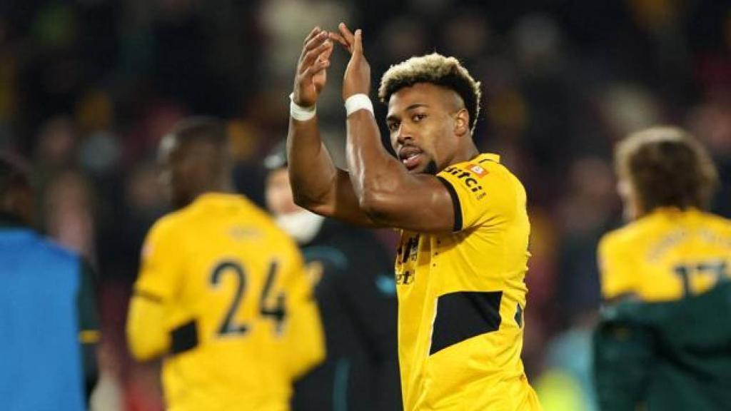 Adama Traoré, con el Wolverhampton