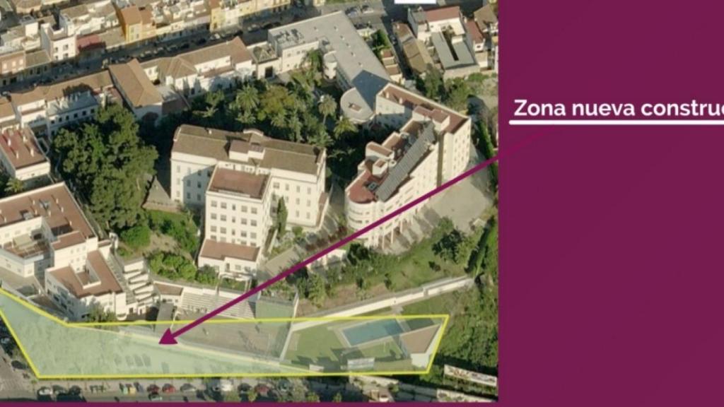 Delimitación de los terrenos donde se ejecutarán las nuevas edificaciones.