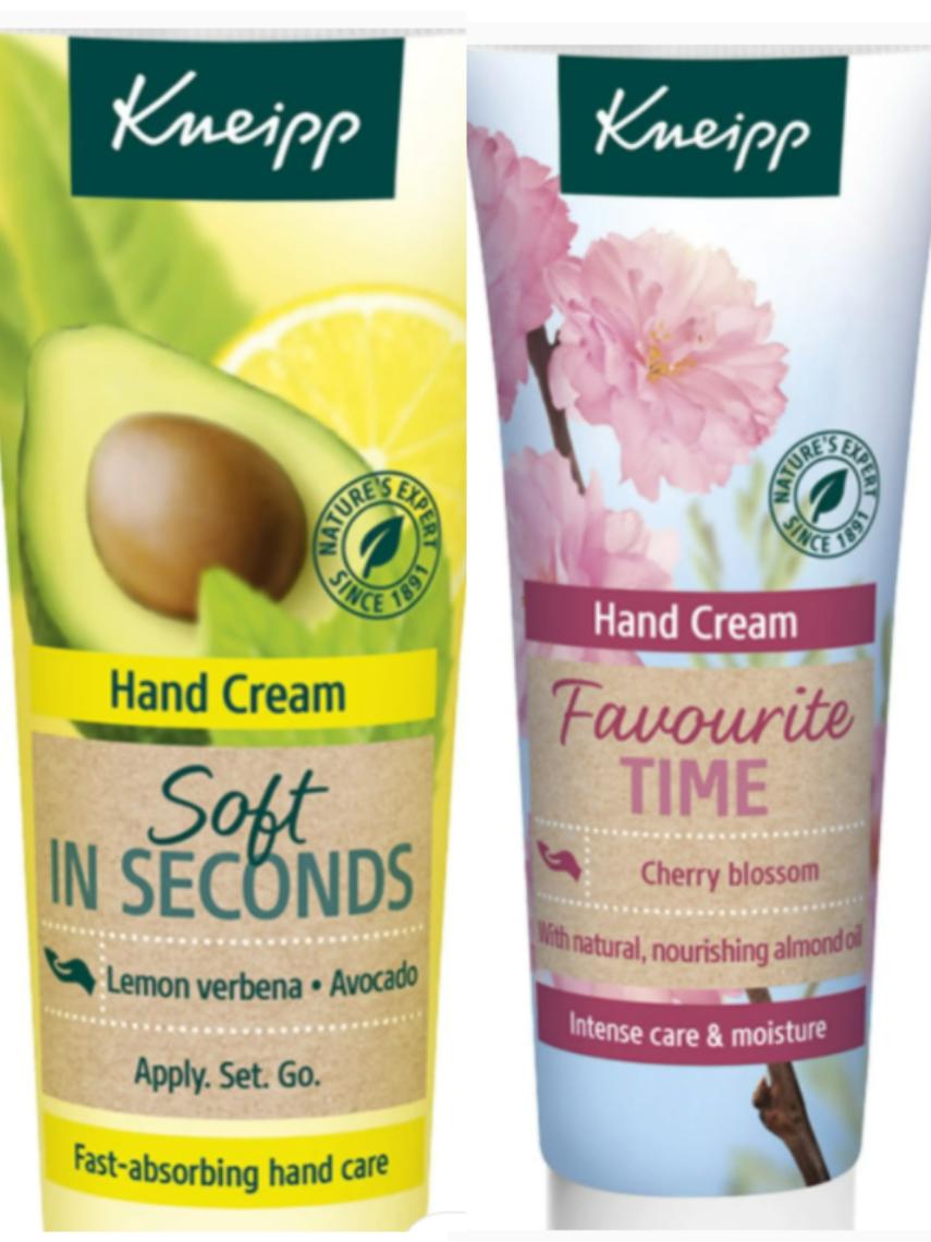 Cremas Soft in seconds y Favourite time.