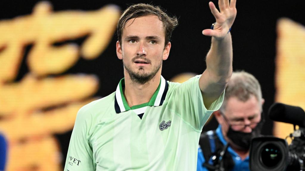 Daniil Medvedev, en el Abierto de Australia
