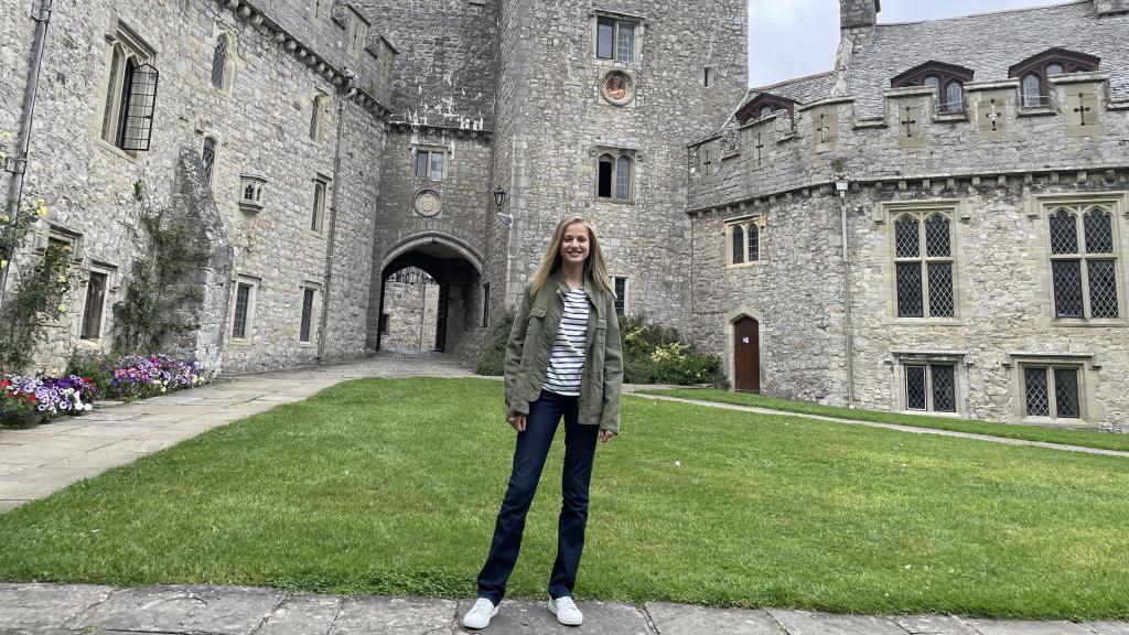 La princesa Leonor en el UWC Atlantic College.