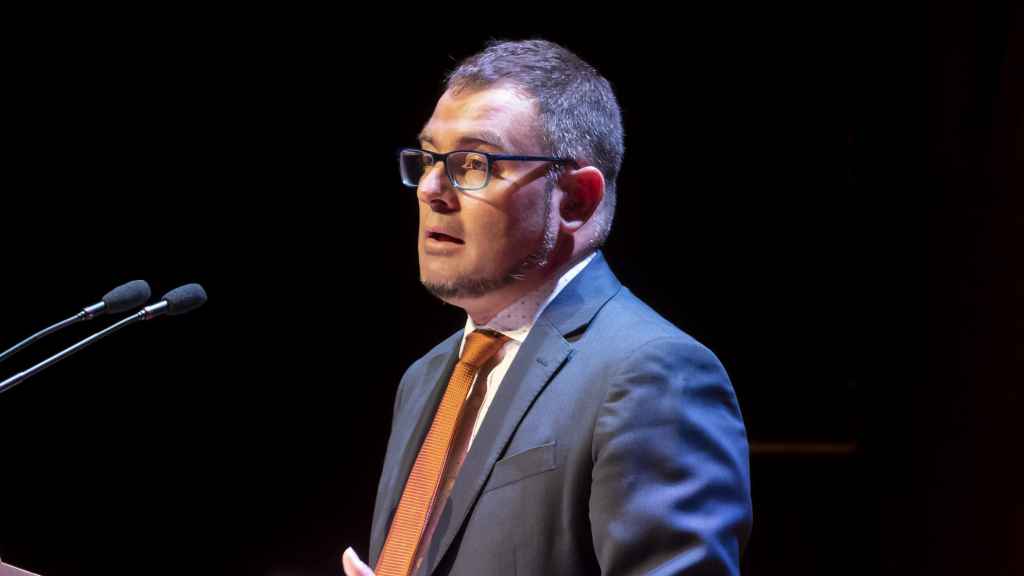 Luis Miguel Torres durante la gala del 30 aniversario de la Agencia Ical