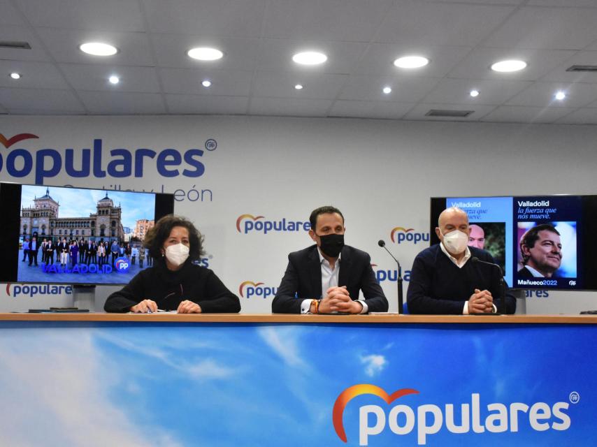 Mercedes Cantalapiedra, Conrado Íscar y Jesús Julia Carnero