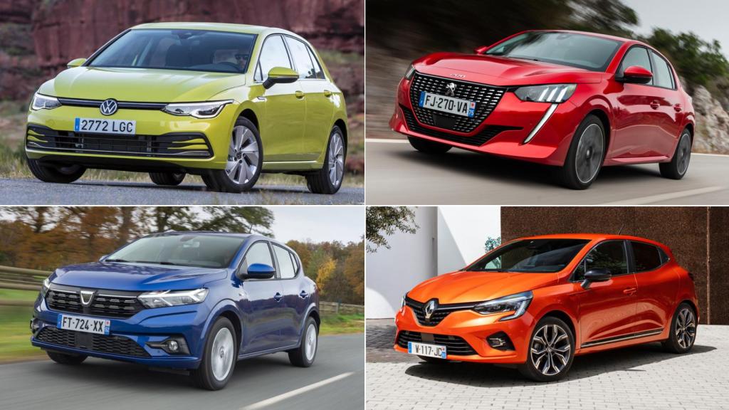 Estos son los coches más vendidos en Europa en 2021.