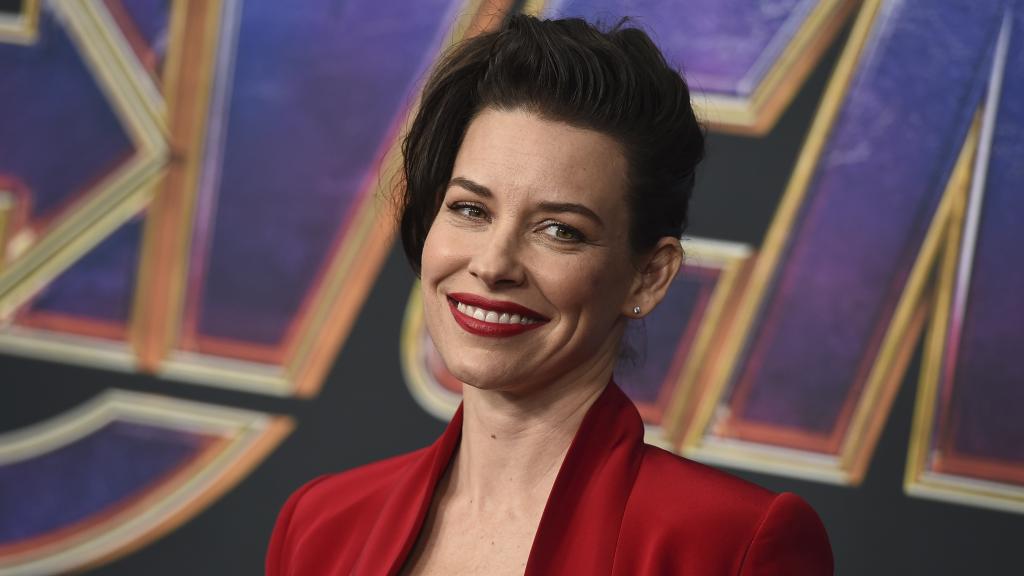 Evangeline Lilly en la premier de Avengers End Game (2019).