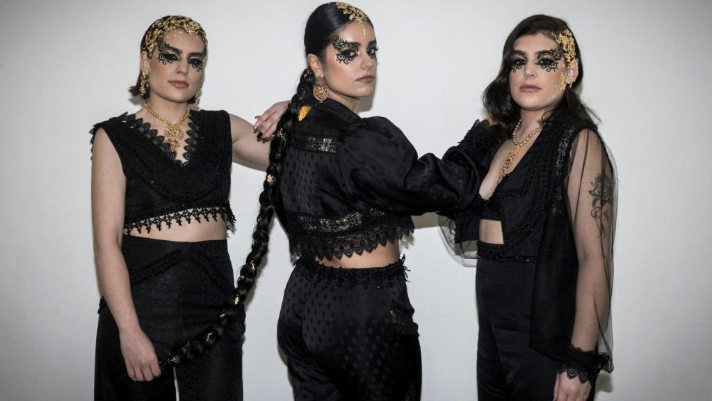 Foto de Tanxugueiras en la primera semifinal del Benidorm Fest.