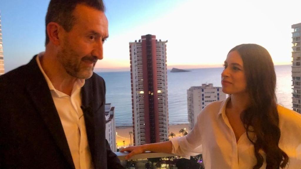 González y Blanca Paloma, en Benidorm estos días.