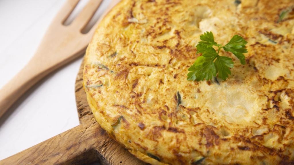 Receta de tortilla de patatas al horno.