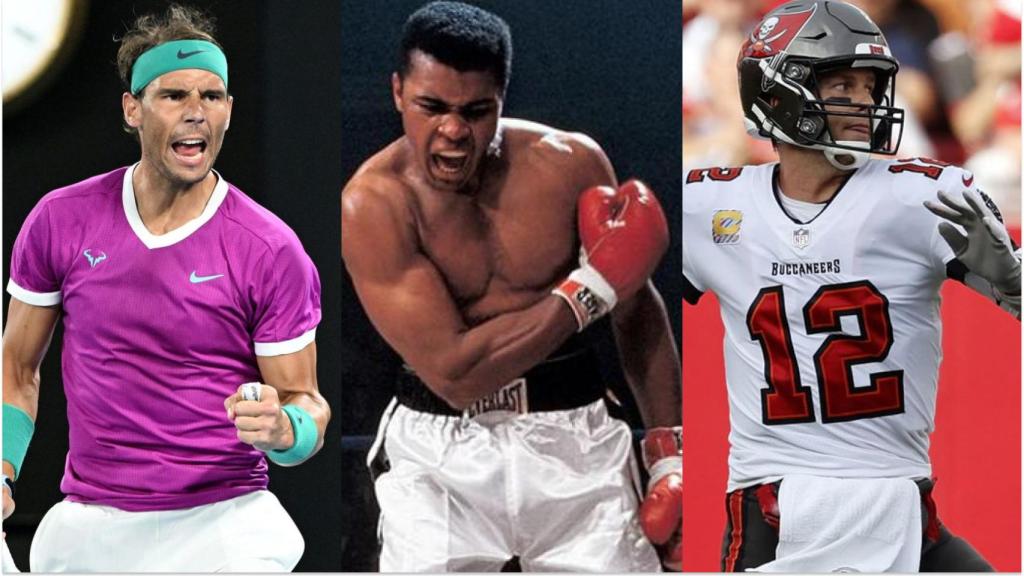 Rafael Nadal, Mohamed Alí y Tom Brady