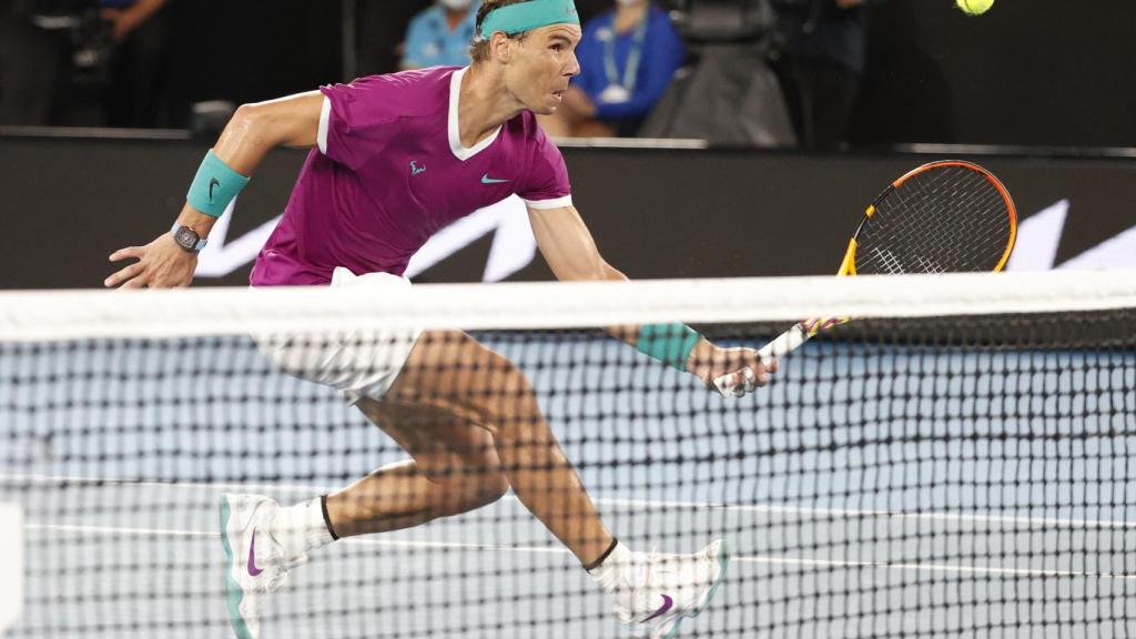 Rafa Nadal, durante un partido del Open de Australia