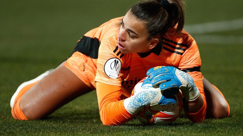 Misa Rodríguez, en un partido del Real Madrid Femenino de la temporada 2021/2022