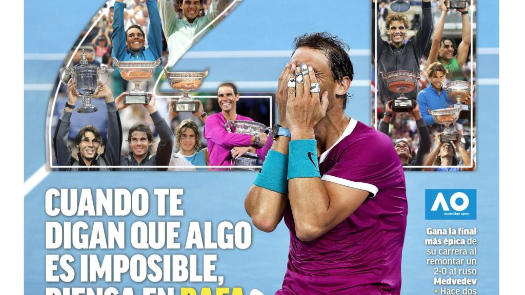 La portada del diario MARCA (31/01/2022)