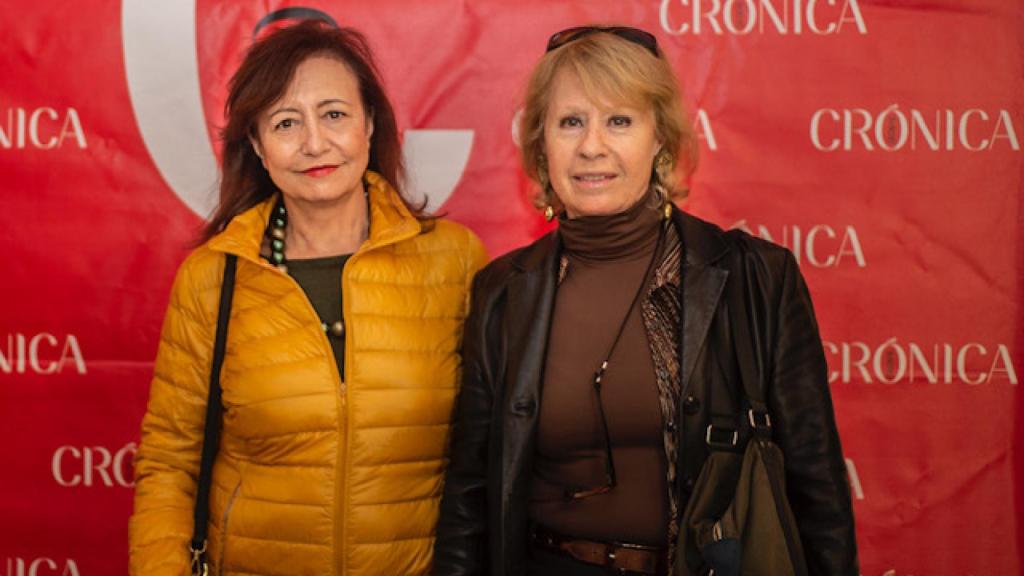 Pepa Roma junto a Eugenia Tusquets.