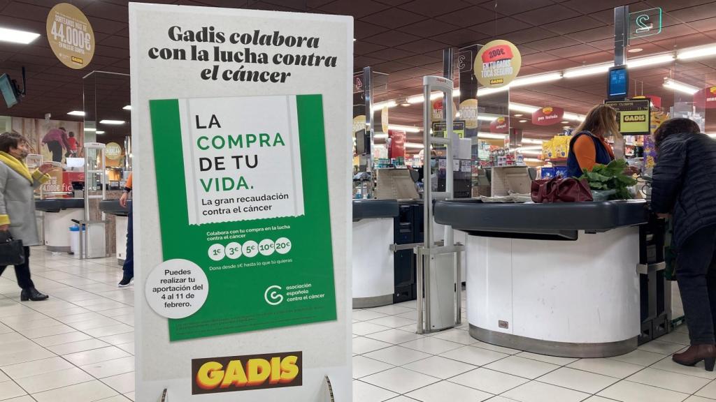 Gadis colabora con la AECC en la campaña 'La compra de tu vida'