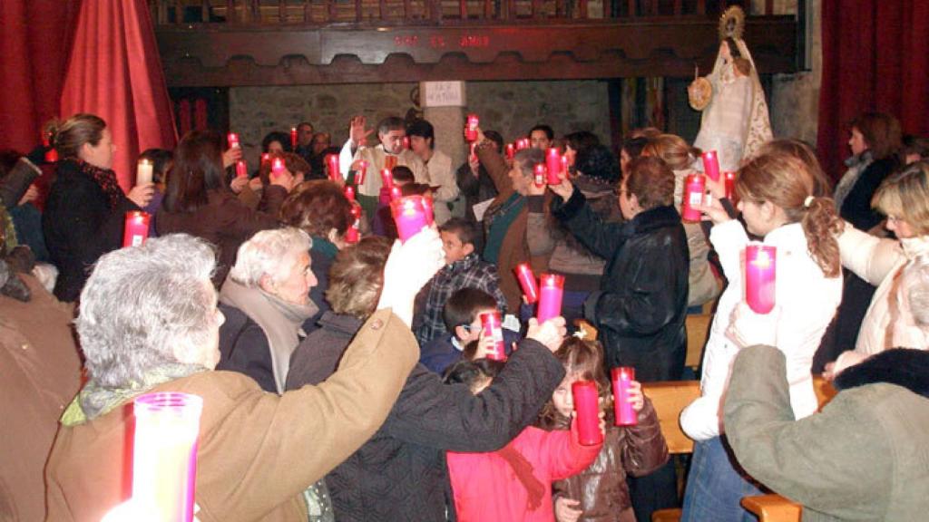 Celebración de Las Candelas en Boada./ Archivo